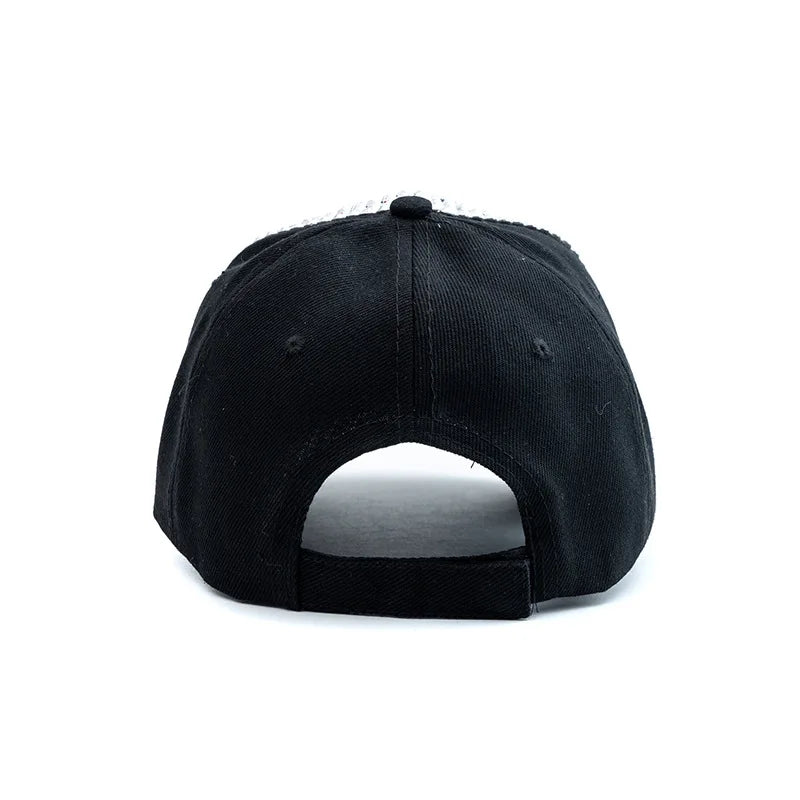 New Fashion Women Diamond Inlay Cap Spring Summer