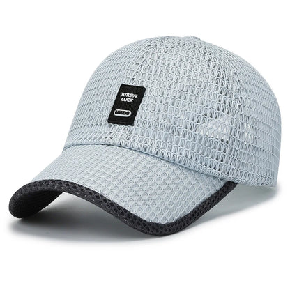 Men's Mesh Baseball Cap Breathable Summer Caps Dad Hat