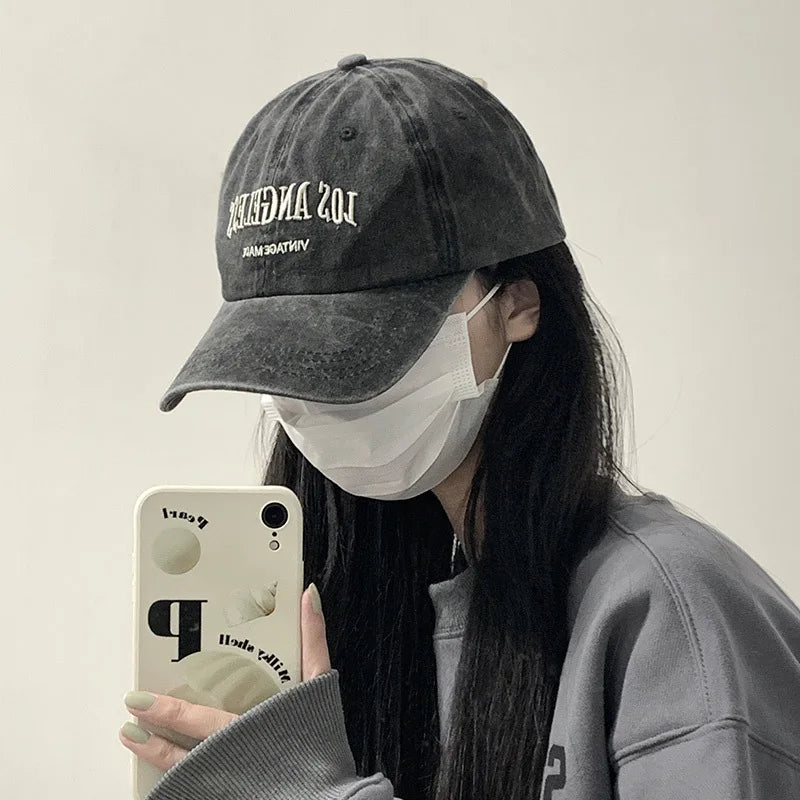 American Wide Brimmed Retro Men's and Women's Baseball Caps
