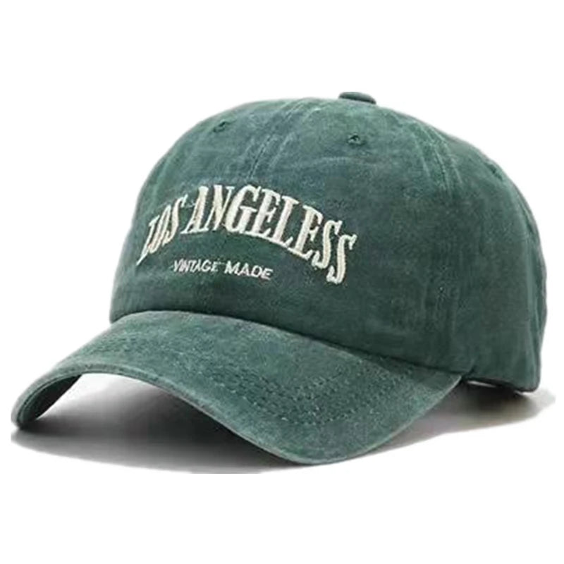 Fashion Cotton Cap For Women Letter Embroidery Kpop Baseball Cap