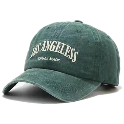 Fashion Cotton Cap For Women Letter Embroidery Kpop Baseball Cap