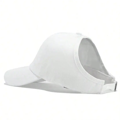 Outdoor Casual Bucket Hat With Ponytail Hole