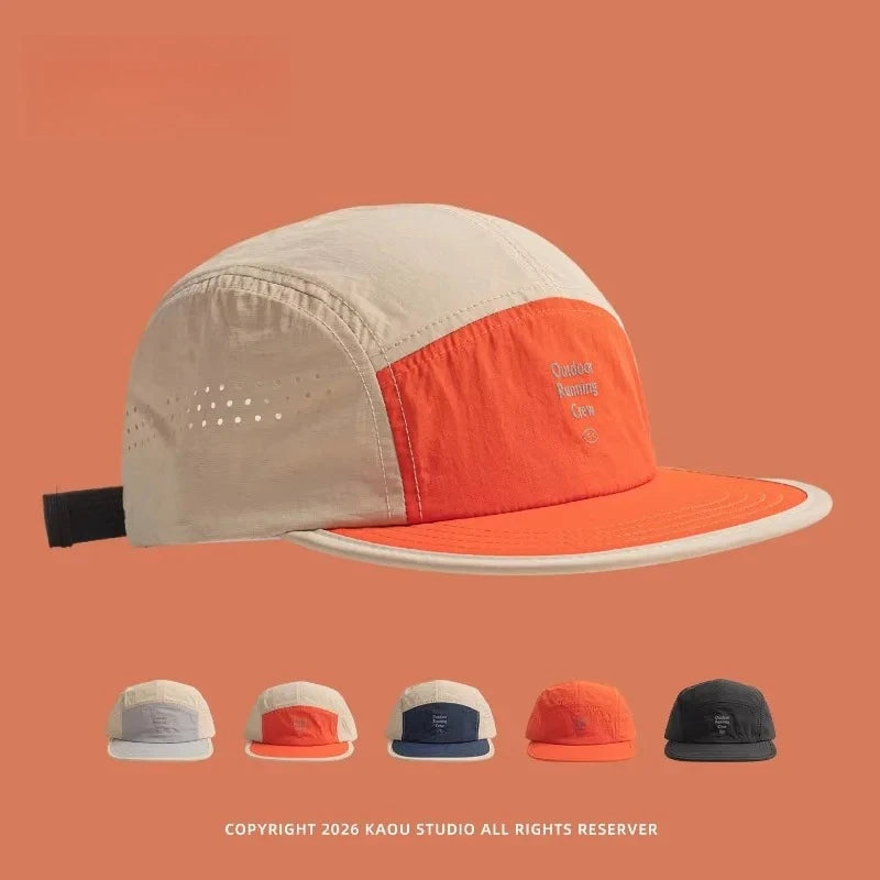 Outdoor Camping Sunscreen Quick-Drying Color Matching Baseball Caps