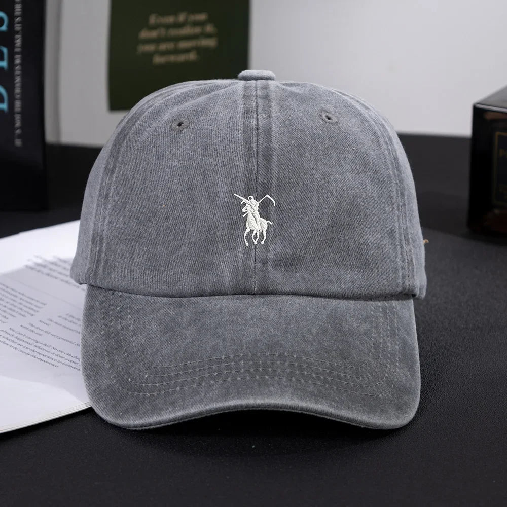 Baseball Caps Soft Cotton Washed Soft Adjustable Sunbonnet Dad Cap Hats Grim Reaper Japan