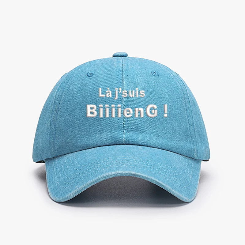 Fashion Brand Embroidery France Biiiieng Soft Men Baseball Caps