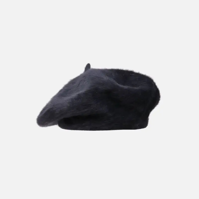 Retro Leopard Print Beret Hat Women's Autumn Winter