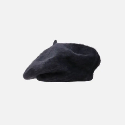 Retro Leopard Print Beret Hat Women's Autumn Winter