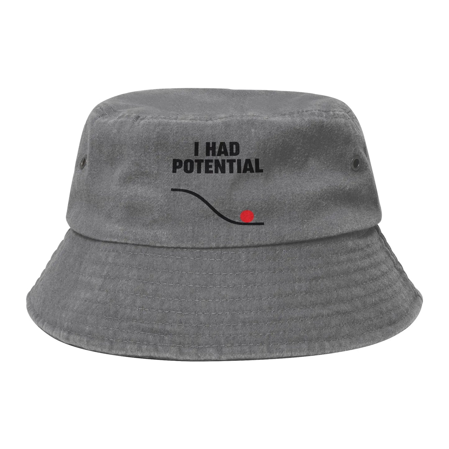 Woman Distressed Denim Bucket Hats