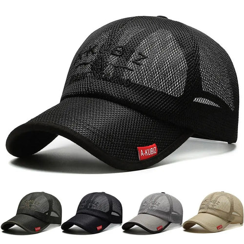 Fashion Mesh Baseball Cap Summer Caps Quick Dry Cooling Hat