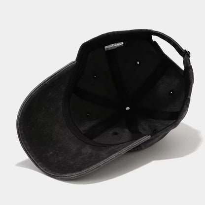 Spring Summer Cap Washed Cotton Baseball Cap Men Women