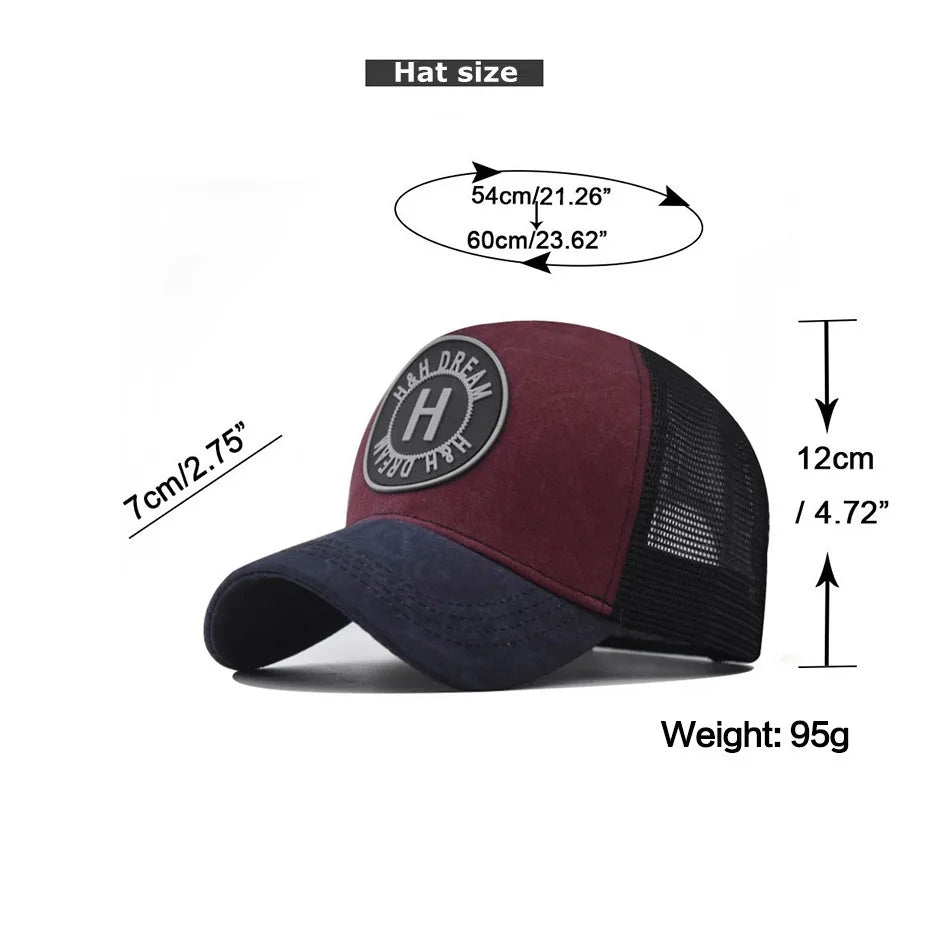 Quick Dry Hat Trucker Hat Mesh Cap Sport Cap for Men Baseball Cap
