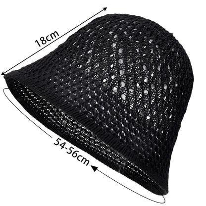 Summer Knitted Breathable Sun Protection And Sunshade Hat