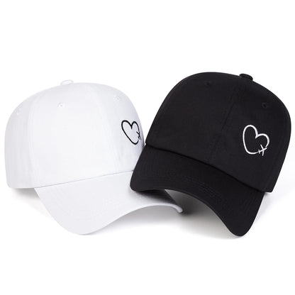 Unisex Love Flight Embroidery Baseball Caps Spring Autumn