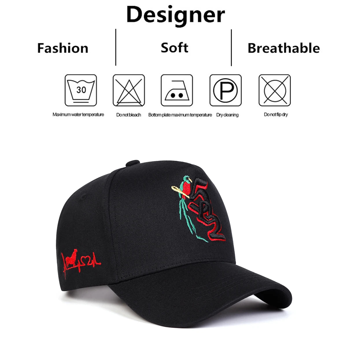 Unisex 502 Little Bird Embroidery Baseball Caps Spring Autumn Sports Cap