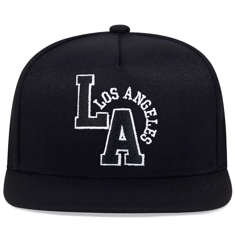 Letter Embroidery Baseball Cap Los Angeles Hip Hop Snapback Hat for Men Women Adult Sports