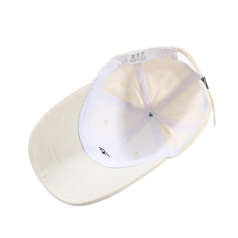 Unisex RH Letter Embroidery Baseball Cap Summer Casual Hat Outdoor Shade Adjustable Hip Hop Hats