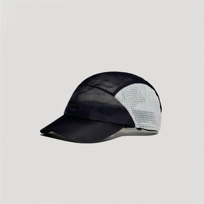 Summer Thin Color Block Mesh Peaked Hat Lightweight Quick Dry Breathable Baseball Cap