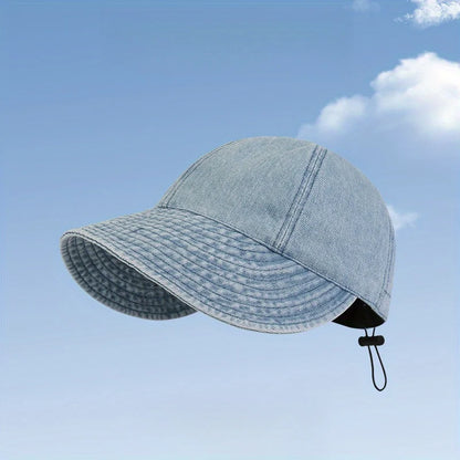 Summer Sun Cowboy Hat Foldable Wide Brim Women Hiking Bucket Hat