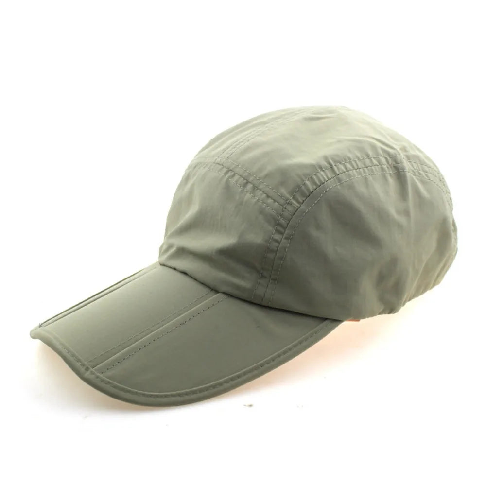 Quick-Drying Sport Baseball Cap Folding Waterproof Sun Protection Hat