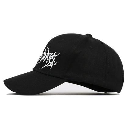 Gothic Street Punk Frauen Baseball Cap Cotton Fashion Embroidery Outdoor