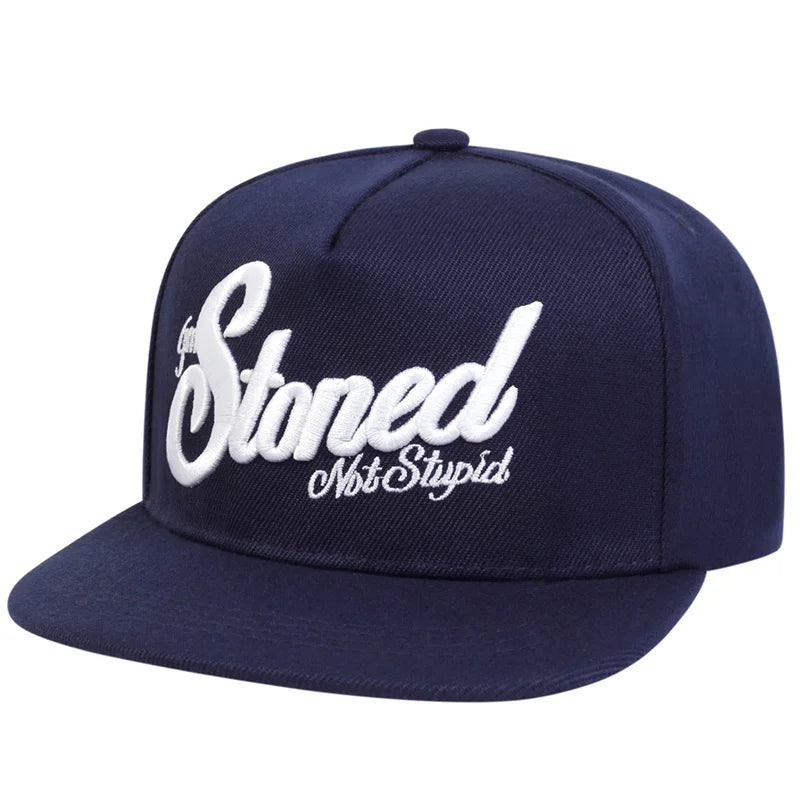 Unisex Stoned Letter Embroidery Baseball Hats Spring Autumn Outdoor Adjustable Casual Hip Hop Trucker Caps Sunscreen Hat