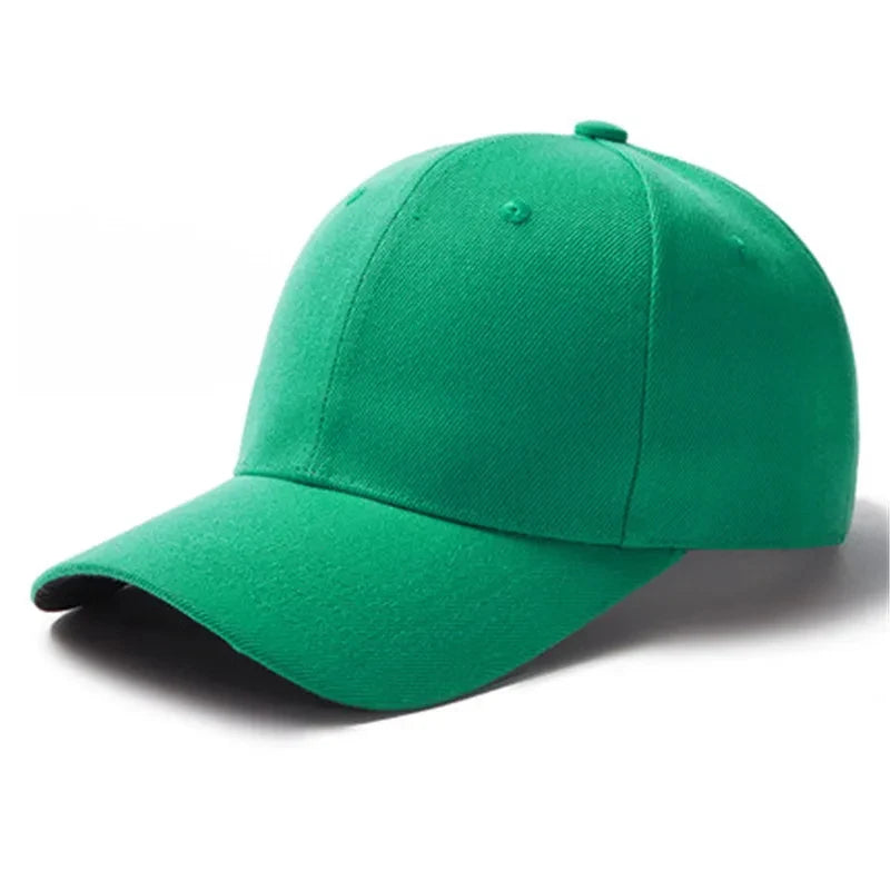 Unisex Cap Casual Plain Baseball Cap Adjustable Snapback Hats