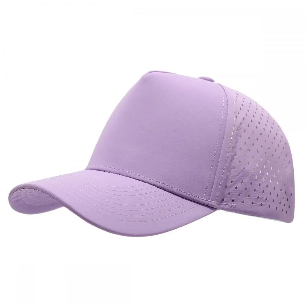 New Five-Ply Laser Perforated Quick-Drying Cap Breathable Sports Visor Cap