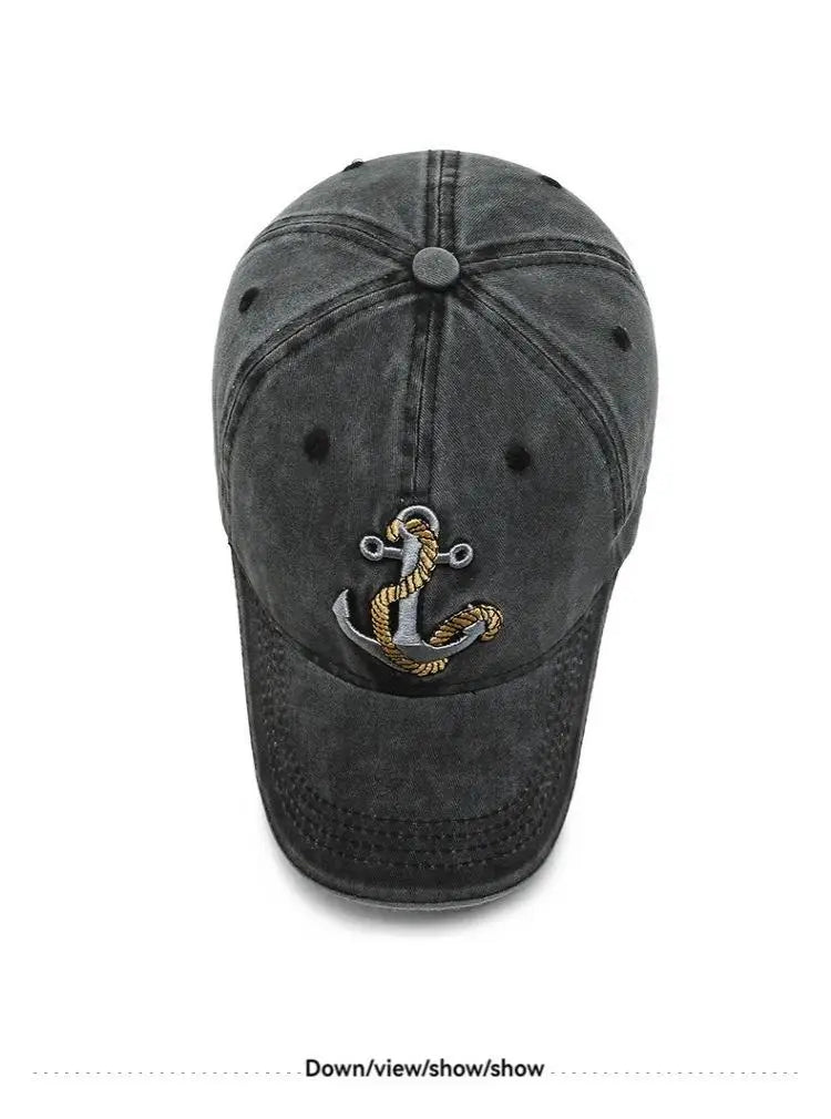 Hat Men Spring Summer Trend Embroidered Cowboy Baseball Hat Duck Tongue Hat Outdoor Travel Sunshade Hat