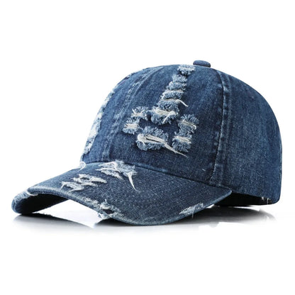 Fashion Breathable Washed Denim Baseball Cap