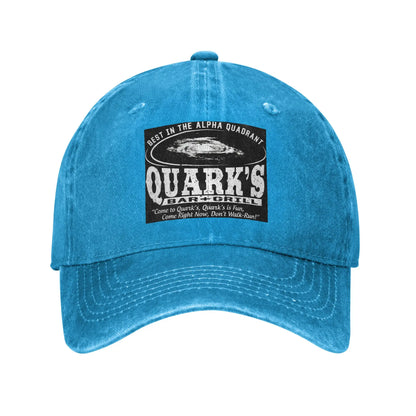 Deep Space 9 Quarks Bar Baseball Caps Denim Fabric Hats