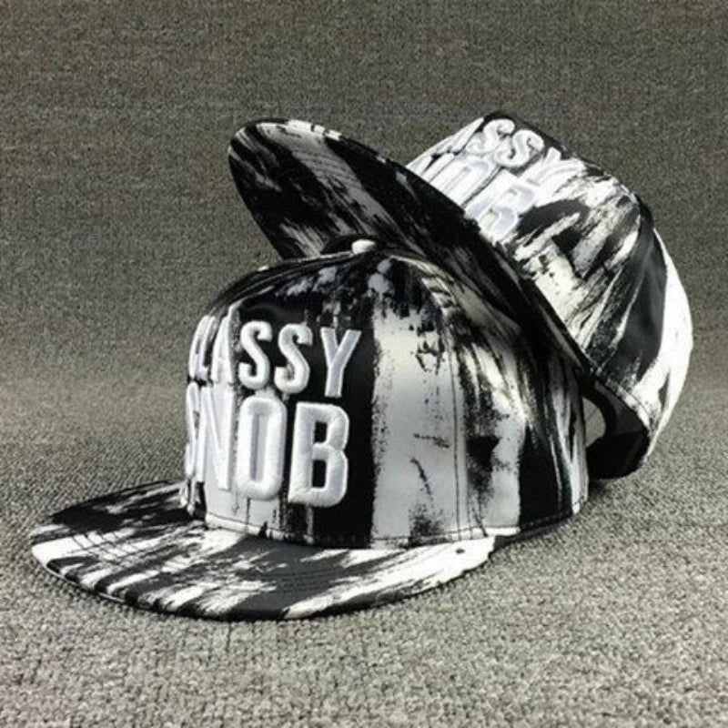 Men's Letter Embroidery Tide All-Match Flat Brim Baseball Cap Ladies Summer