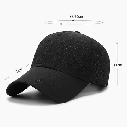 Mesh Quick Dry Cap Men Running Sports Baseball Cap Women