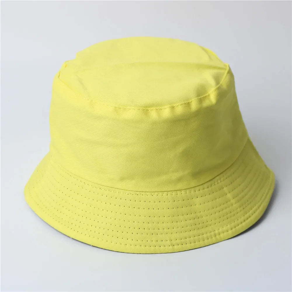 Fluorescent Bucket Hat Women All-Match Men's Caps Panama