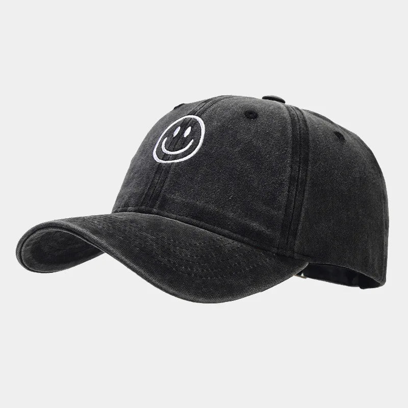 Washed Cotton Baseball Caps Women Men