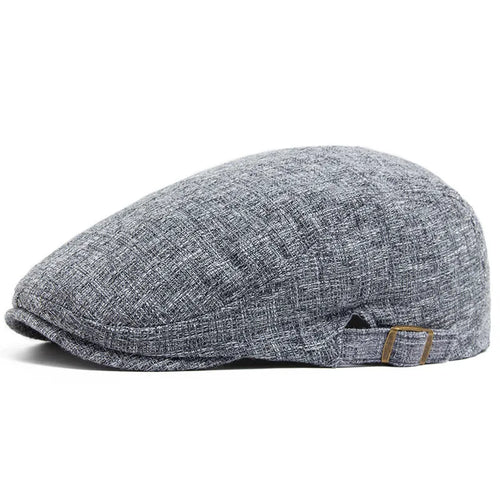 Spring And Summer Cotton Solid Newsboy Caps