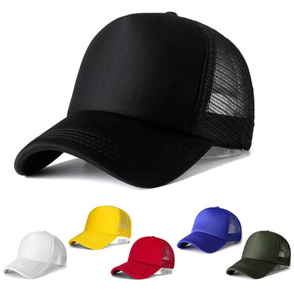 1PC Unisex Cap Casual Plain Mesh Baseball Cap