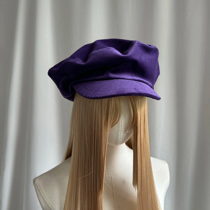 Harajuku Suede Red Navy Style Cloud Caps