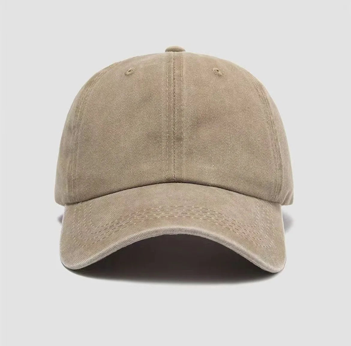 Water Washed Old Duckbill Cap, Spring and Summer Soft Top