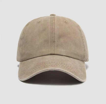 Water Washed Old Duckbill Cap, Spring and Summer Soft Top