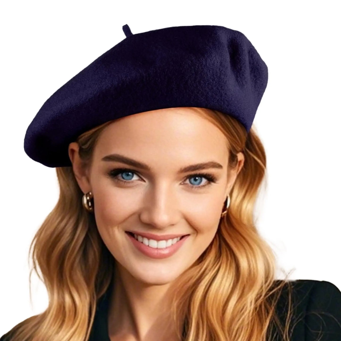 Free Shipping Wool Beret Hats For Women Men Solid Color Classic Beanie