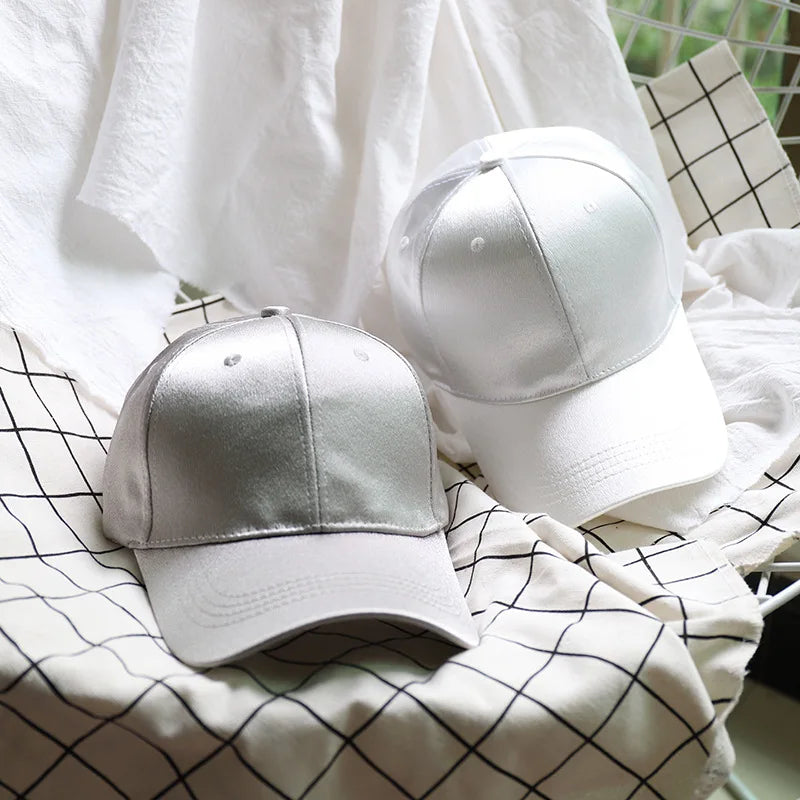 Women's Silk Baseball Caps