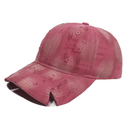 New Vintage-Style Distressed Baseball Cap For Women
