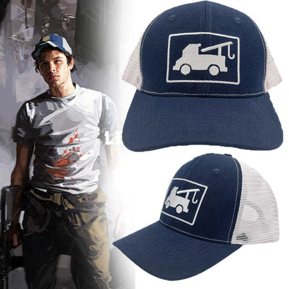 Game Left 4 Dead 2 Ellis Cosplay Hat Retro Embroidery Mesh Thinking Hats Adult Unisex Adjustable