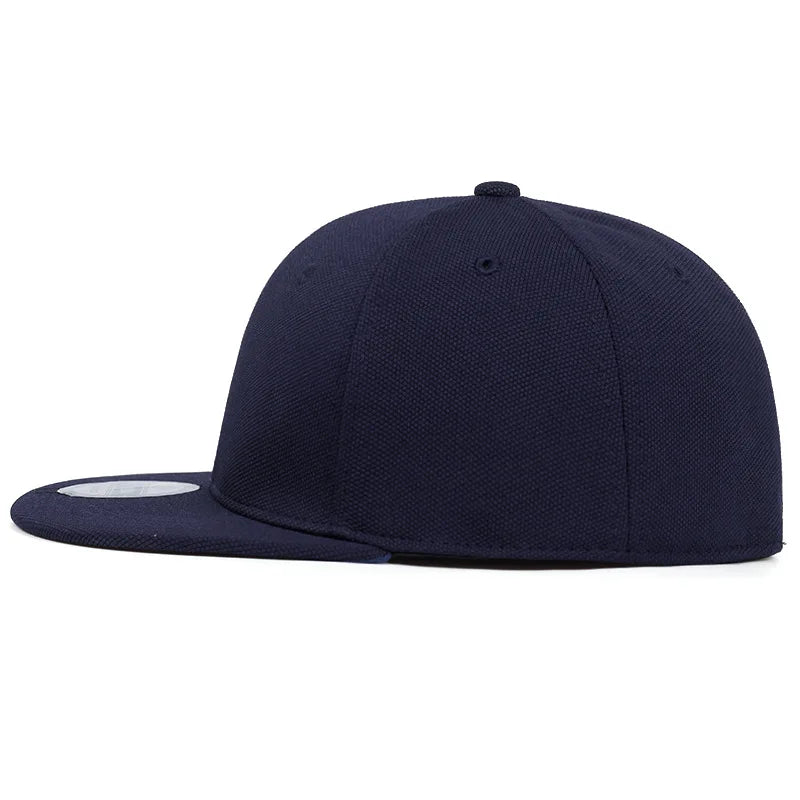 Not Adjustable Back Closed Snapback Caps Men Quality Hip Hop Fitted Hats Adult Solid Color Baseball Hats