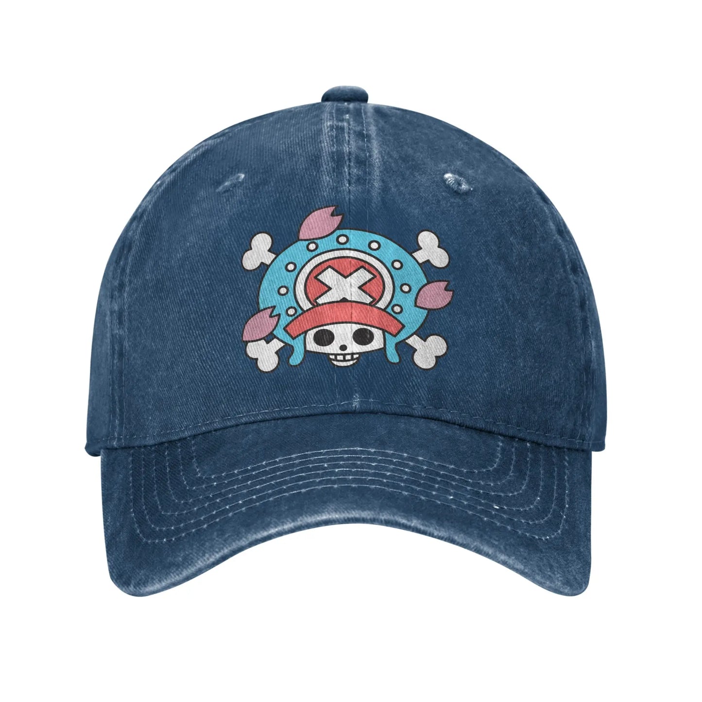 Vintage Flag Chopper Ones Pieces Baseball Caps