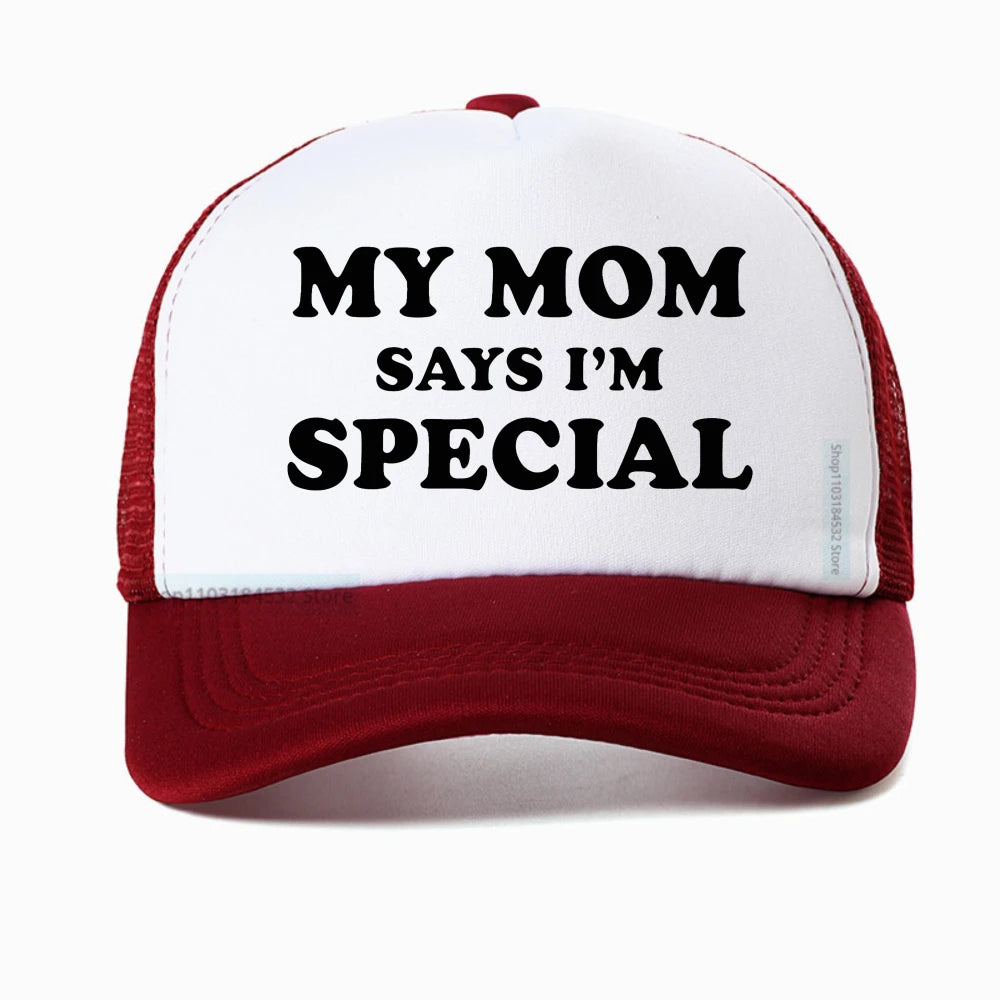 My Mom Says I'm Special Mesh Baseball Cap
