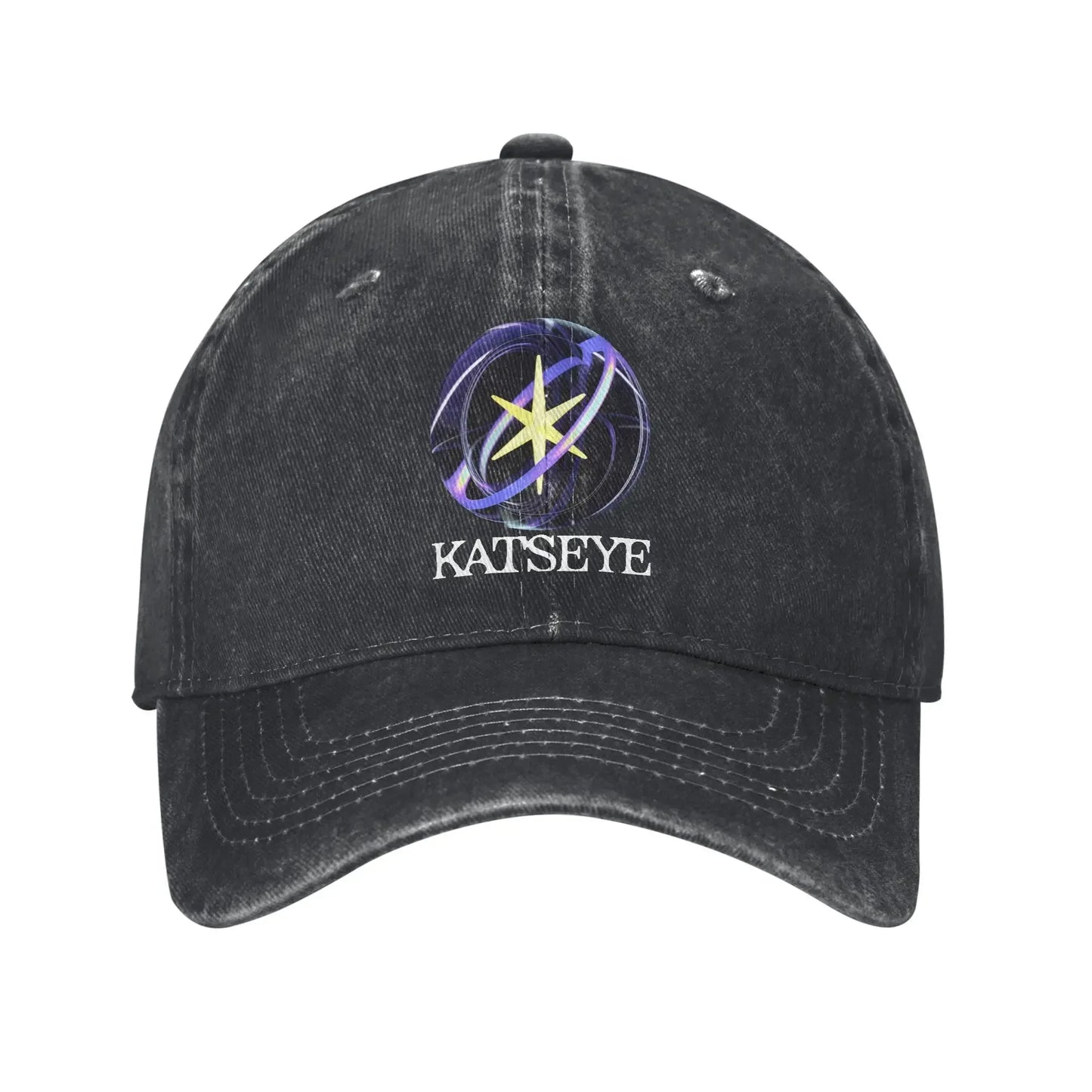 Washed Baseball Cap Katseye Cover Logo Summer Hip Hop Hats