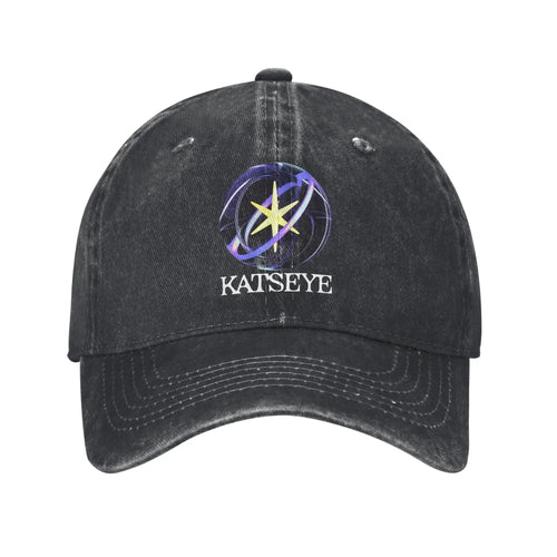 Washed Baseball Cap Katseye Cover Logo Summer Hip Hop Hats