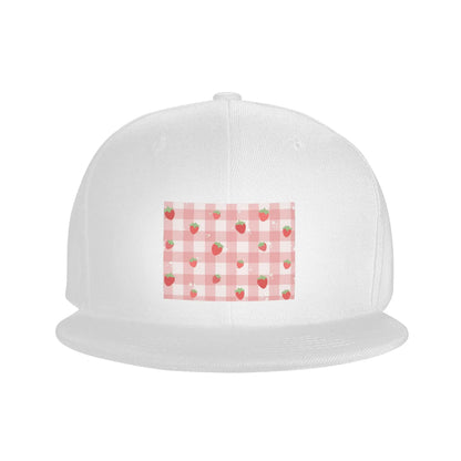 Strawberry Plaid Baseball Caps Snapback Fashion Baseball Hats
