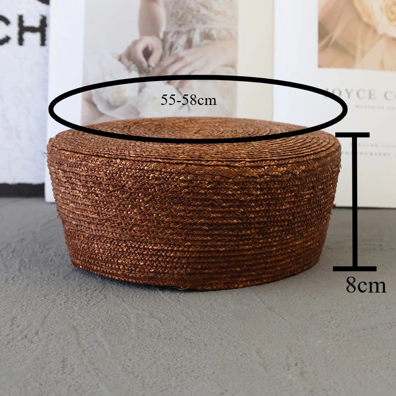 2026 French Beret Hat Women 100% Straw Summer Sun Hat
